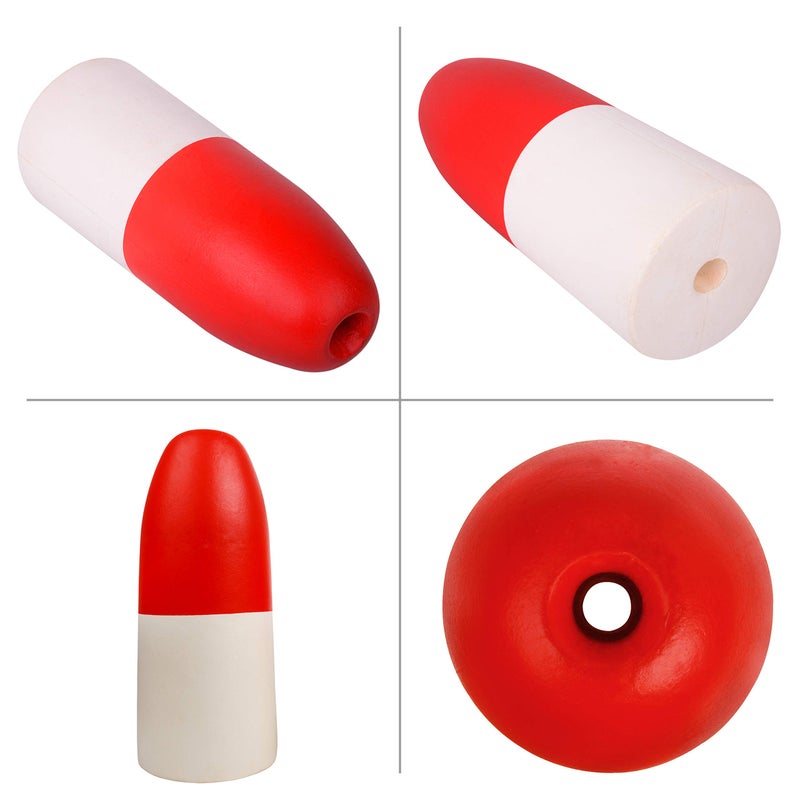 Shaddock Fishing Crab Fishing Trap Floats Buoy - Kayak Outrigger Stabilizer Crab Pot Markers 5x11 6x14 7x14 inch Red/White - Image 5